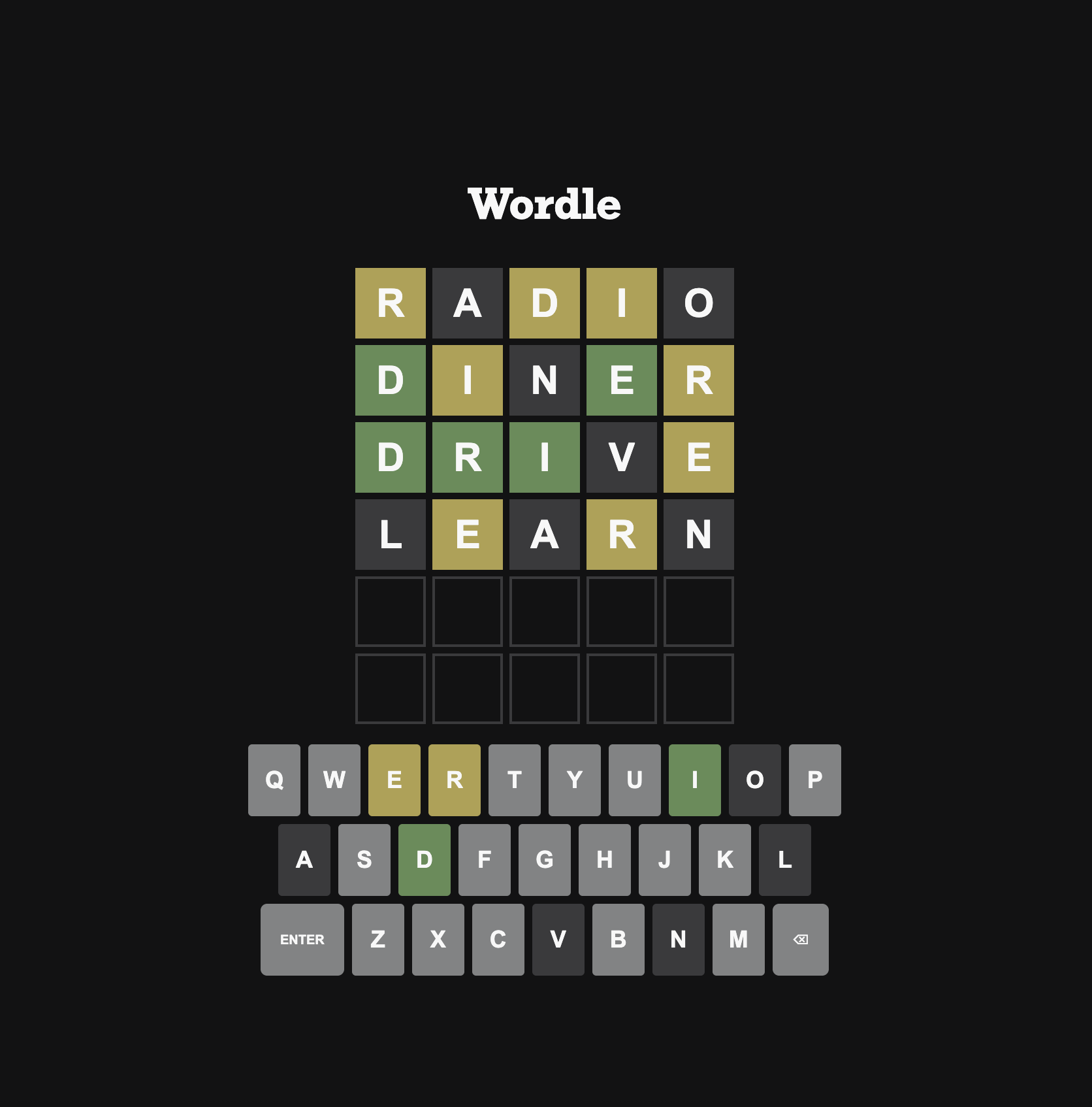 Wordle Recreation